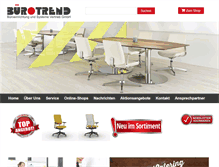 Tablet Screenshot of buerotrend.de